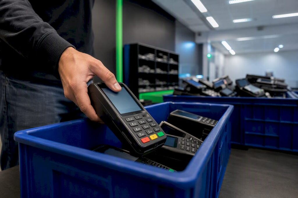 Terminales POS listas para un reciclaje seguro