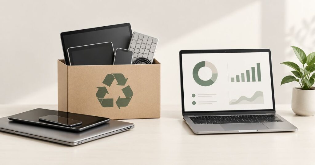 Business electronics recycling for accounting firms