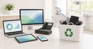 Business electronics recycling for dental offices