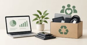 Business electronics recycling for nonprofits